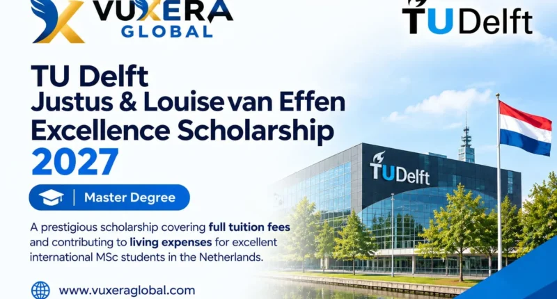 TU Delft Justus and Louise van Effen Excellence Scholarship 2027