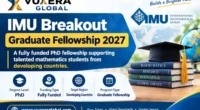 IMU Breakout Graduate Fellowship 2027 for PhD students in mathematical sciences