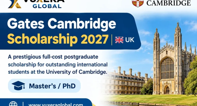 Gates Cambridge Scholarship 2027 for international students | UK