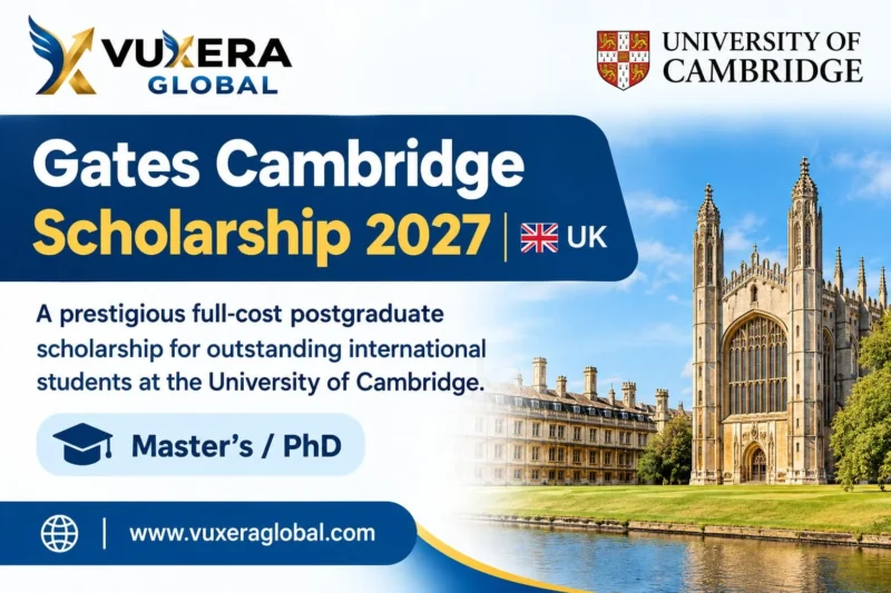 Gates Cambridge Scholarship 2027 for international students | UK