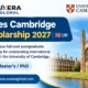 Gates Cambridge Scholarship 2027 for international students | UK