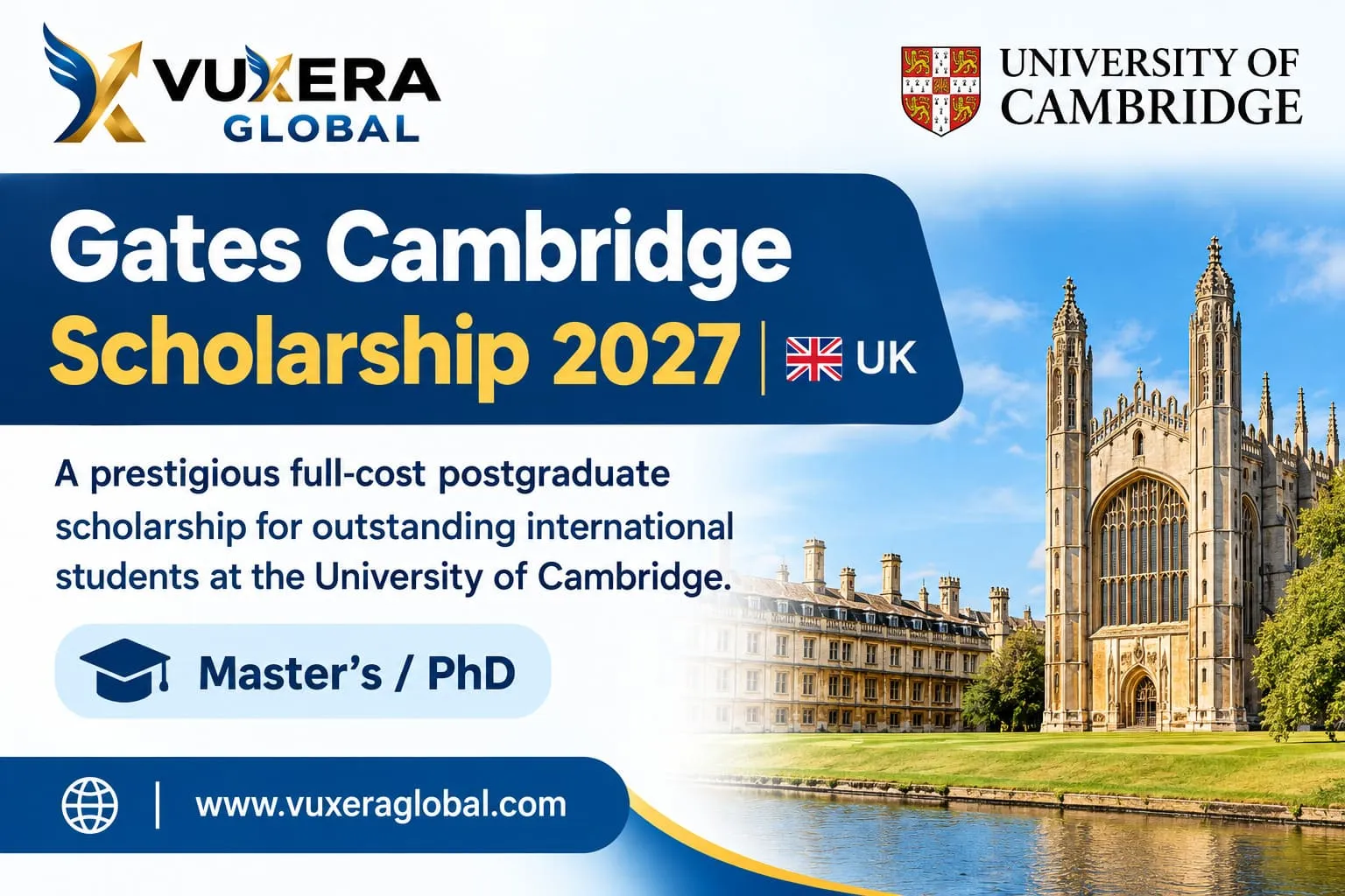 Gates Cambridge Scholarship 2027